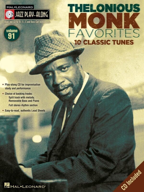 Jazz Play Along | Jazz Play Along Volume 91:Thelonious Monk | Hal Leonard